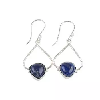 Sodalite Gemstone 925 Solid Silver Designer Jewelry Earrings 1.80 Gift For Her EE-33-22