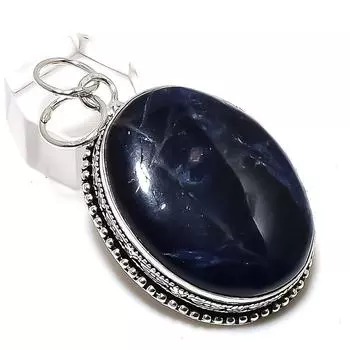 Sodalite Gemstone Handmade 925 Sterling Silver Jewelry Gift Pendant 2.21 n5C74