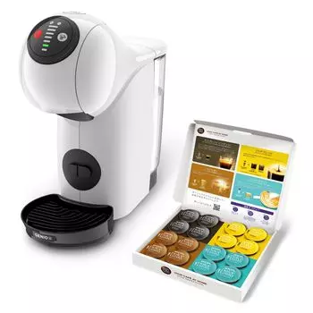 Содержимое капсульной кофемашины Nescafe Dolce Gusto Genio S Basic Pure White Variety может меняться в зависимости от сезона + [Кофемашина] *Капсула