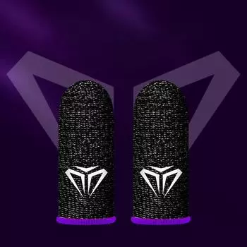 Содержимое упаковки Игровые перчатки с кончиками пальцев, устойчивые к поту purple