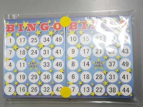 Содержит 50 ранних карточек бинго.