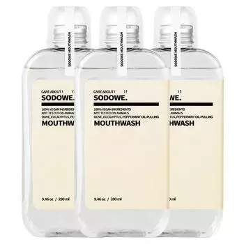 Soduwi Oil Ополаскиватель для полости рта, 280 мл, 3 шт.