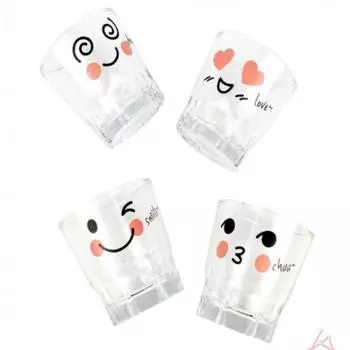 Соджу 4 стакана - Улыбка на стакане