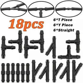 Соединение трубы распылителя стеклоочистителя типа TYI, трубка омывателя ветрового стекла, форсунка, шланг для очистки стеклоочистителя, трубное соединение, автомобильные аксессуары