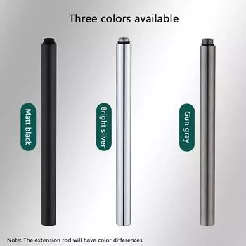 Соединение удлинительной трубки для душевой лейки Удлинительная трубка для душа Аксессуары для душа в ванной комнате 30cm белый