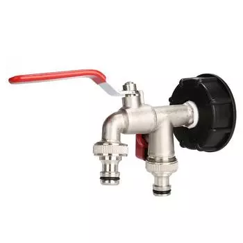 Соединитель адаптера для садового резервуара для воды Соединители для садовой воды для 1000-литрового IBC Соединитель адаптера для садового резервуара для воды