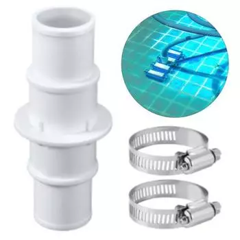 Соединитель адаптера шланга для бассейна 1-1/2 дюйма или 1-1/4 дюйма Адаптер вакуумного шланга для бассейна Strong
