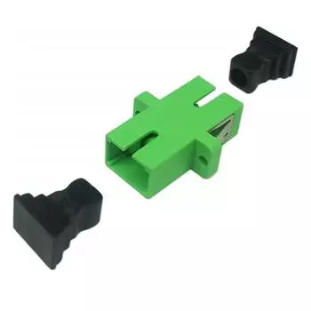 Соединитель для длительного использования SC, симплексная износостойкая монтажная панель, зеленые оптоволоконные адаптеры, универсальный разъем для сети