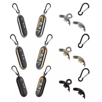 Соединитель для ремешка для часов Yousheng с подвеской, надежная фиксация, простая установка, ремешок для часов, подвеска, аксессуары для Mi Band 8 A серебряный