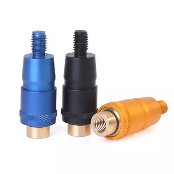 Соединитель для рыболовного сачка, быстросъемный адаптер, соединитель для удилища чёрный