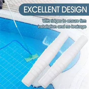 Соединитель для шланга для бассейна. Полезная простая установка. Пластиковый соединитель для шланга фильтрующего насоса. Переходник для соединителя шланга для фильтра для бассейна. синий