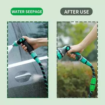 Соединитель для шланга, многофункциональный фитинг, расширяемый комплект для ремонта садового шланга 4pcs зелёный