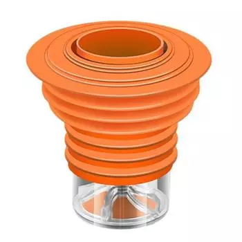 Соединитель для сливной пробки для стиральной машины, против запаха оранжевый