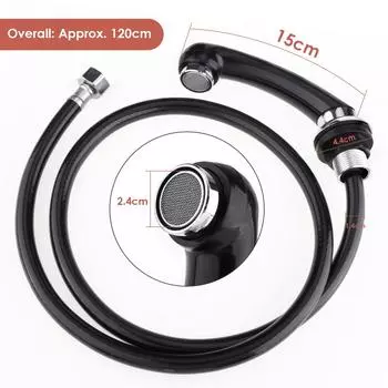 Соединитель для смесителя в ванной, высокая плотность 1/2 салонный душ распылитель трубка шланг кухонная арматура