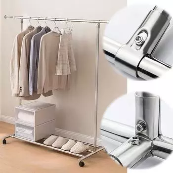 Соединитель для труб из нержавеющей стали для хомута для труб диаметром 25 мм, более прочный, не ржавеет, подходит для демонстрации одежды своими руками, очень прочный as the picture