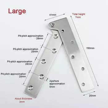 Соединительная дверная петля из нержавеющей стали для кухонного шкафа, мебельные принадлежности, скрытые петли, оконные аксессуары, фурнитура для дома 65mm