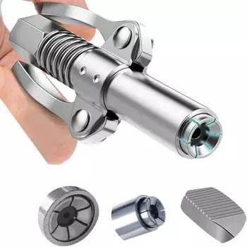 Соединительная муфта для смазочного пистолета 10000 PSI с двумя нажатиями, легко нажимать, масляный насос для смазочного пистолета, автомобильный шприц, наконечник для смазки, смазочная насадка