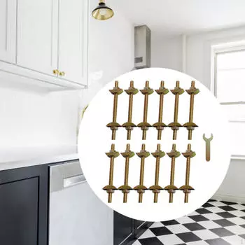 Соединительные болты для столешницы, сменные крепежные болты для мебели, крепление для коммерческой и жилой лестницы M8x80 6Pcs