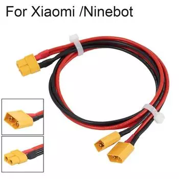 Соединительные кабели 50 см XT30 XT60 для электрического скутера Xiaomi/Ninebot, внешний аккумулятор, Y-разветвитель, 3-сторонний соединительный кабель контроллера