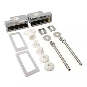 Соединительные петли Комплект современной сантехники для туалета Сантехника Замедляющие детали Верхний метод крепления Подходит для любой ванной комнаты