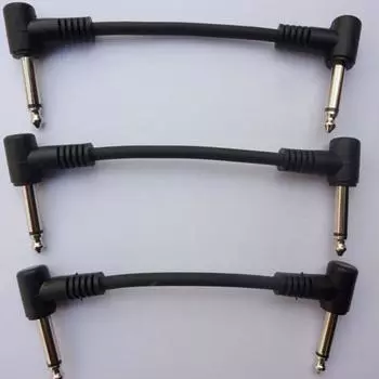 Соединительные провода для подключения обычных 2-контактных разъемов, соединительный кабель для гитарной педали, кабель для педали эффектов, инструмент чёрный