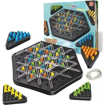 Соединительные углы Triggle Chess Game Triggle Rubber Band Game Toy For Kids Интерактивная настольная игра Battle Set For Family Party