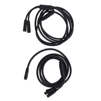 Соединительный кабель для электрического велосипеда 4,9 фута, водонепроницаемый контроллер для отображения дроссельной заслонки, разъем для фары KT 1T2