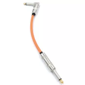 Соединительный кабель KM sound CANARE Orange GS-6 с разъемом LS, СДЕЛАНО В ЯПОНИИ (15см)
