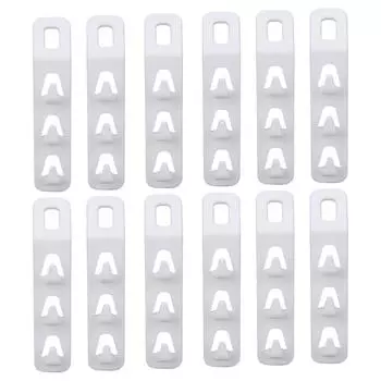 Соединительный крючок, 12 шт., экономит место, толстый, практичный, с гладкими краями, легкий вес, каскадная подвеска для одежды