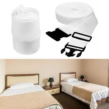 Соединительный мост для кровати Twin и King с ремнем Family Travel Black PP Buckle