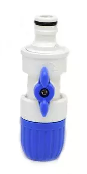 Соединительный ниппель шланга Takagi с краном QG036FJ