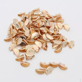 Соединительный терминал с крючками, 100 шт. серебряный