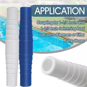 Соединитель шланга для бассейна Высокая прочность Быстрое подключение Не легко деформируется Универсальный простой монтаж Фильтр-насос для бассейна синий