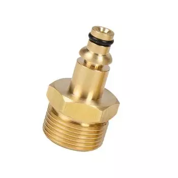 Соединитель шланга из цельной латуни для подключения и отключения мойки высокого давления