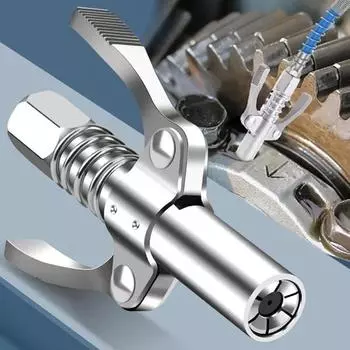 Соединитель смазочного пистолета 10000 PSI NPTI/8, масляный насос, быстроразъемный смазочный наконечник, инструмент, автомобильный шприц, смазочный наконечник, смазочный наконечник для ремонта 1PCS