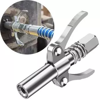 Соединитель смазочного пистолета 10000 PSI NPTI/8, масляный насос, быстроразъемный смазочный наконечник, инструмент, автомобильный шприц, смазочный наконечник, смазочный наконечник для ремонта