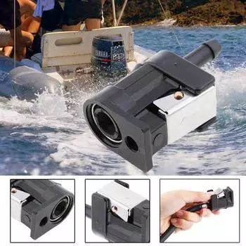 Соединитель топливной линии для подвесного двигателя Yamaha, топливная труба 7 мм, гнездовая часть № 6G1-24305-05, подходит для шланга 1/4 дюйма