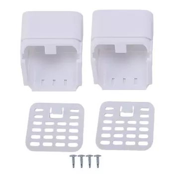 Соединитель водосточной трубы водосточной трубы Фильтр-защита для водосточной трубы 3X4 дюйма, тип А, белый белый