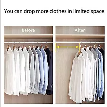 Соединители для вешалок, удлинительные зажимы для крючков, экономящие место соединительные крючки(Белый/Синий/Розовый/Мятно-зеленый) белый