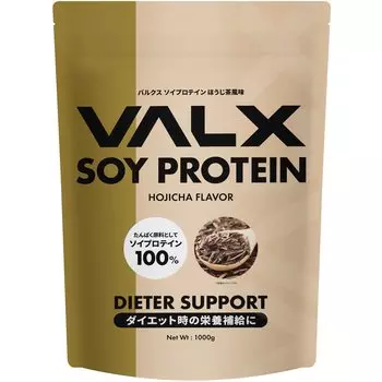 Соевый белок VALX Bulk, 1 кг, со вкусом жареного зеленого чая и овощным соевым белком для женщин, произведенный под руководством Ёсинори Ямамото, произведен в Японии [подлинный]