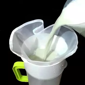 Соевый фильтр-сетка, нейлоновый фильтр для жидкости, сетчатый фильтр для молока, кофе, сетчатый мешок, многоразовая мелкая сетка, сетка для выдавливания краски, кухонный инструмент 25cm