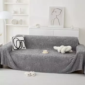 Чехол для дивана, осенне-зимний, новый, простой стиль, полотенце для дивана, полный чехол, зимний чехол для диванной подушки, универсальное одеяло для волос 180*130cm