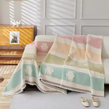 Sofa Cover Cloth Full Covered Four Seasons Universal Chenille Sofa Towel Cartoon Sofa Cushion Dustproof Sofa Cover Sofa Cover 180*130cm