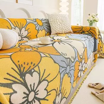 Sofa Cover Cloth Light Luxury High-end Chenille All-season Sofa Towel Anti-cat Scratch All-inclusive Sofa Blanket Sofa Towel 180*130cm