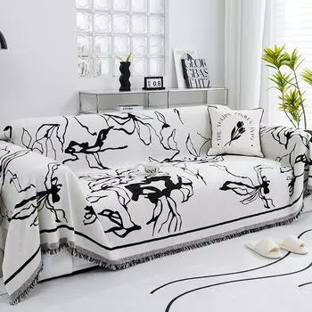 Чехол для дивана Полотенце Four Seasons Universal High Density High Branch Чехол для подушки Универсальное полное покрывало Одеяло 180*130cm