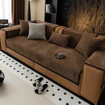 Sofa Cushion Autumn and Winter Leather Sofa Cover Four Seasons Universal Sofa Towel Y Imperial Concubine Cushion 70x70cm