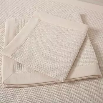 Sofa Cushion Backrest Towel Cover Thickened Non Slip All Year Round General Fabrics Genuine Leather Cotton and Linen Simplicity Modern Living Room This White, this white edge 70*50cm