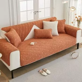 Подушка для дивана, универсальный простой современный нескользящий коврик на четыре сезона, тканевый чехол для диванной подушки, чехол на подлокотник, полотенце, спинка 70*70cm