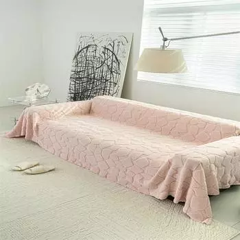 Sofa Cushion Four Seasons Universal Simple Modern Cover Cloth Sofa Cover Light Luxury High-end Cushion 180X130