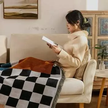 Sofa Cushion Ins Style Seat Cushion Nordic Simple Modern Sofa Cover Sofa Cover Towel 130*180